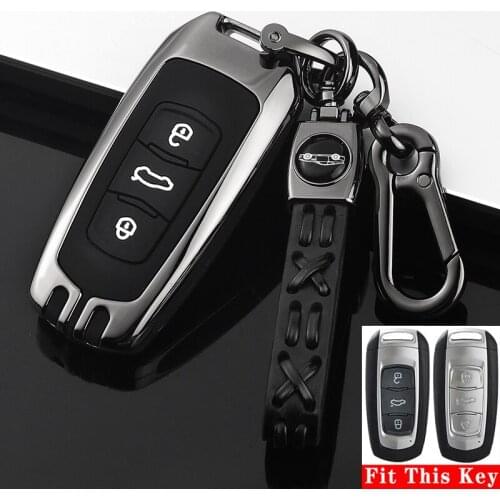 Zinc Alloy Car Key Cover Case Full Protection For Geely Coolray 2019 2020 X6 Global Hawk Emgrarand X7 GX7 Accessories