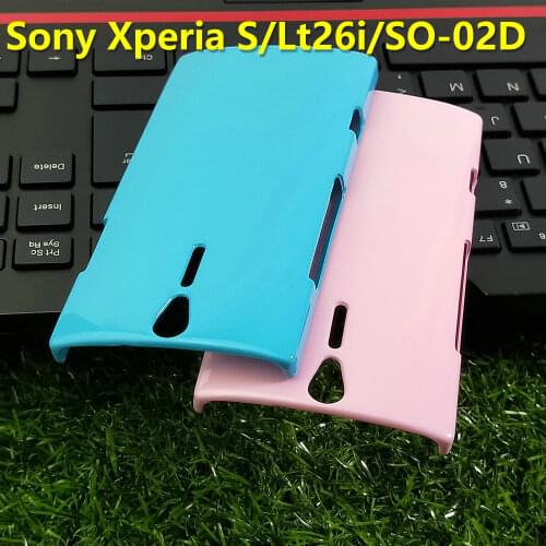 For Sony Xperia S/Lt26i/SO-02D Phone Case Back Cover Hard PC Case Color Glossy Protective Shell