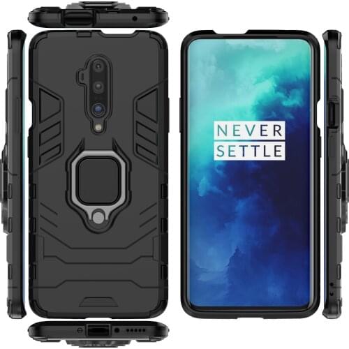 For Oneplus 7t Pro Case Cover For One Plus 7t Pro Protective Case Finger Ring Armor Back Shell Phone Case For Oneplus 7t Pro Bag