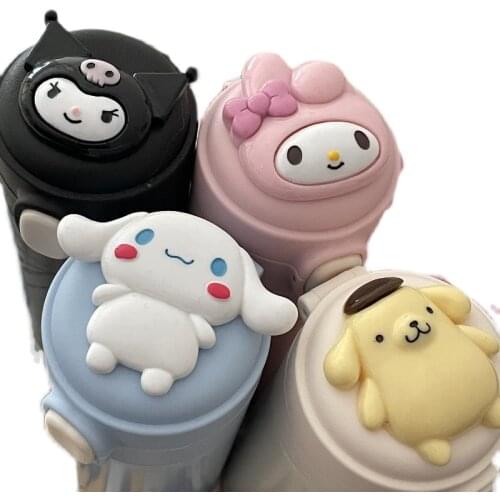Action Figur Model Toy Sanrio Series Cinnamorol Stainless Steel Direct Drinking Portable Cute Ins Student High-value Thermos Cup