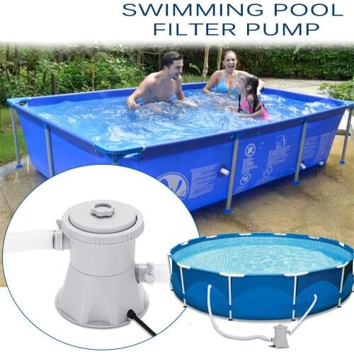 EU Plug 220V Electric Swimming Pool Pond Filter Pump,Swimming Pool Pump And Filter Kit,For Above Ground Pools Cleaning Tool
