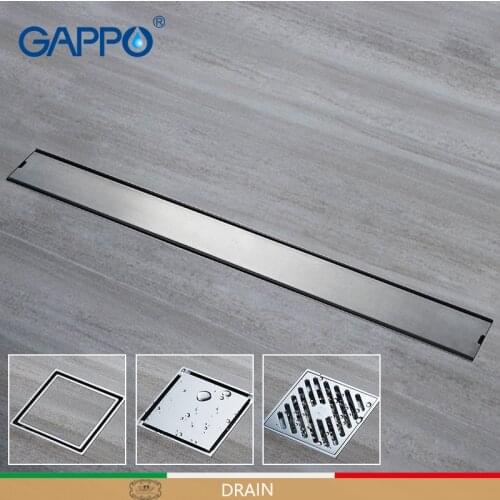 GAPPO Drains Anti-odor Bathroom shower Floor Drainers bath drainer stopper Bathroom Shower Drainers Strainers