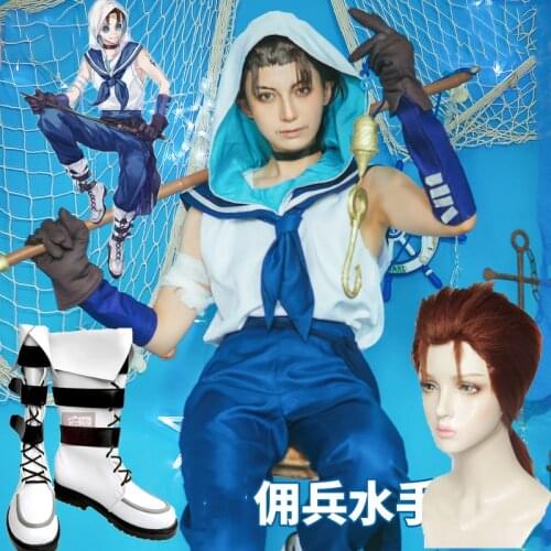 Game Identity V Naib Subedar Oceangoing Voyage Day Sailor Suit Uniform Cosplay Costume Carnival Halloween Party Suit For Men New