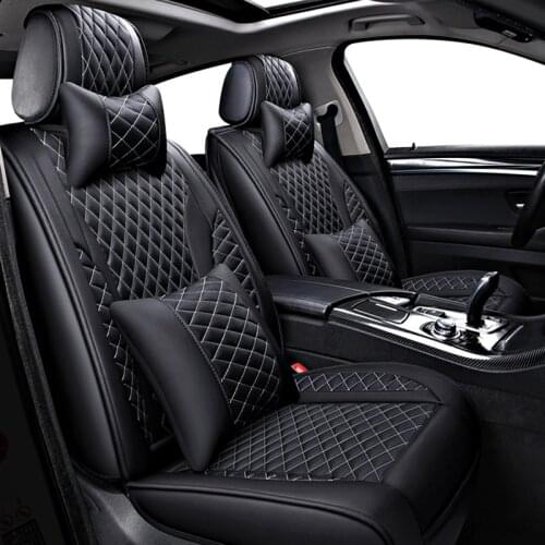 Leather car seat covers for jeep grand cherokee guide wrangler liberty guest commander car accessories car seat protector