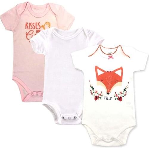 Hot SexeMara Fantasia Baby Bodysuit Infant Jumpsuit Overall Short Sleeve Baby Clothing bodysuit baby lot Cotton