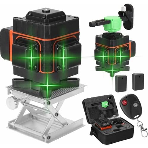 KKmoon Multifunctional 12 Lines Laser Level Tool Vertical Horizontal Lines with 3° Self-leveling Function