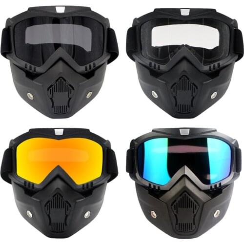 Motorcycle ATV Dirt Bike Off Road Racing Ski Goggles Glasses Shield Protector