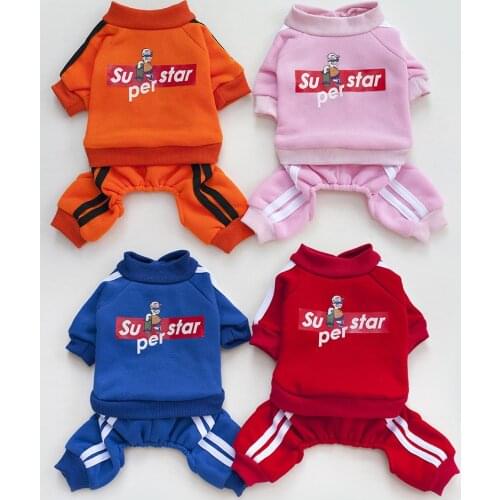 Spring Pet Dog Clothes For Dogs Overalls Pet Jumpsuit Puppy Cat Clothing For Dog Coat Thick Pets Dogs Clothing Chihuahua York