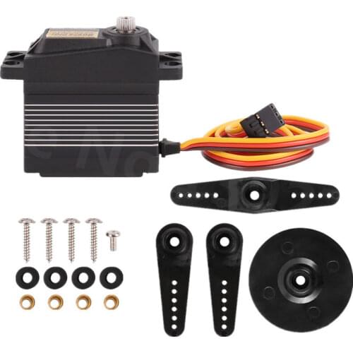 Original Tower Pro MG958 Digital Servo High Torque 15kg Standard 7075 Alloy Gear Auto RC Buggy Schiff Baja