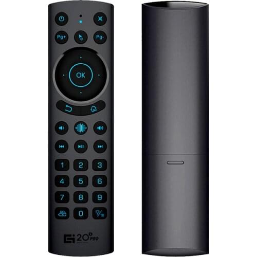 Portable Remote Control Long Distance Smart Voice Remote Control 2.4G RF Air Mouse Wireless for G20BTS PLUS TV Box