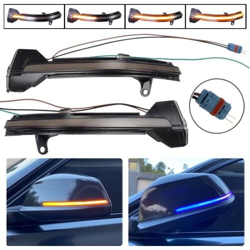 Repeater Light For BMW 5 6 7 Series F10 F11 F07 F06 F12 F13 F01 Flowing Sequential LED Dynamic Turn Signal Light