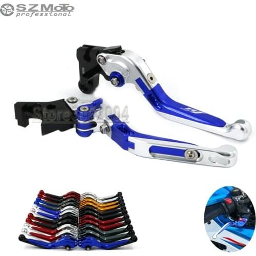 For YAMAHA YZFR6 YZF-R6 YZF R6 2017-2018 Front Rear Brake Lever Motorcycle Adjustabale Folding Extendable Motorcycle Parts