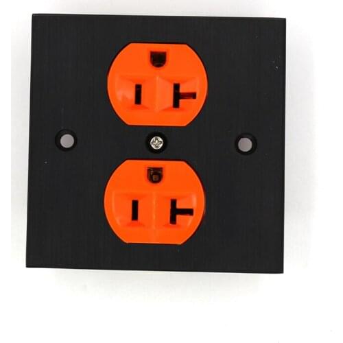 HI-End Copper US AC Power Duplex Receptacle Outlet Socket Distributor