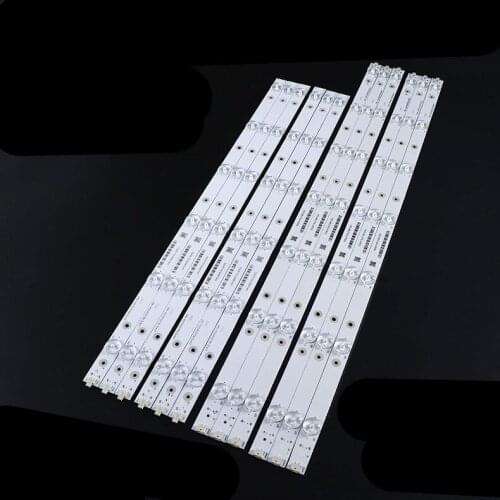 100% New 12pcs/Kit LED strips for PROSCAN 55 TV PLED5529A-C A1403 PLDED5515-B-UHD A1602 PLDED5515-B-UHD A1605 CRH-K553535T0613