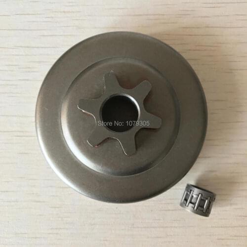 180 Chainsaw 3/8 6T clutch drum with needle bearing set