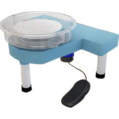 380W LCD Electric Pottery Wheels Forming Machine with Removable Basin Ceramics Work Clay Craft Art School Teach Pottery