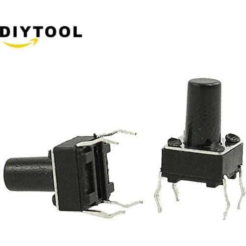 50pcs Micro switch push button 6 * 6 * 9 mm new