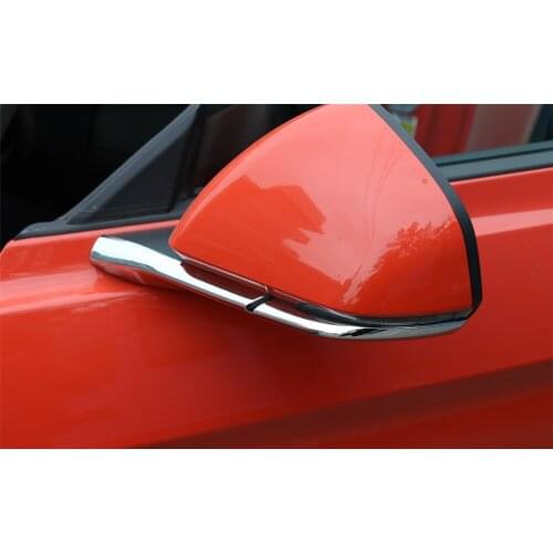 ABS Rearview Mirror Pedestal Trim for Ford Mustang 2015+ Stylish Decals Car Stickers Brand New Colorful Blue Black Red Bright