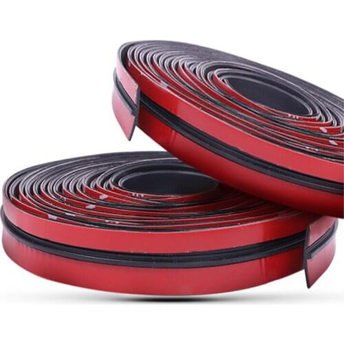 Car Rubber Seal Strips Auto Seal Protector Sticker Window Edge Windshield Roof Rubber Sealing Strip Noise Insulation Accessories