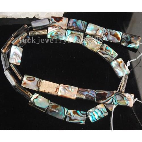 Free Shipping Fashion Jewelry 8x12mm New Zealand Shell Oblone Loose Beads 15.5" FG6376