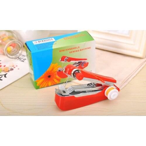 Household handheld portable mini manual sewing machine Handheld pocket outdoor travel small sewing machine