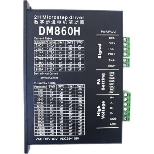 Stepper Motor Driver Dm860H Microstep Motor Brushless Dc Motor Shell For 57 86 Stepper Motor Nema 23 34