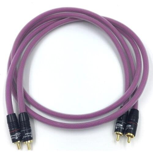 HiFi RCA Interconnect Audio Cable DVD Amplifier Interconnect 2RCA to 2RCA Male Audio Cable