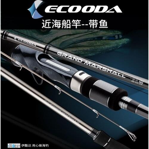 ECOODA Hairtail rod 1.9/2.05/2.3/2.6m casting rod and spinngin rod all fuji guide boat rod