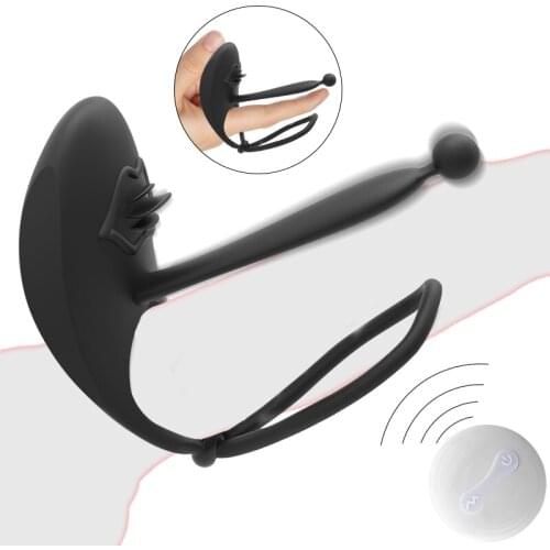 Vibrating Penis Ring Long-lasting Couples Delayed Ejaculation Clitoris Stimulation Massage Remote Control Orgasm Adults Sex Toys