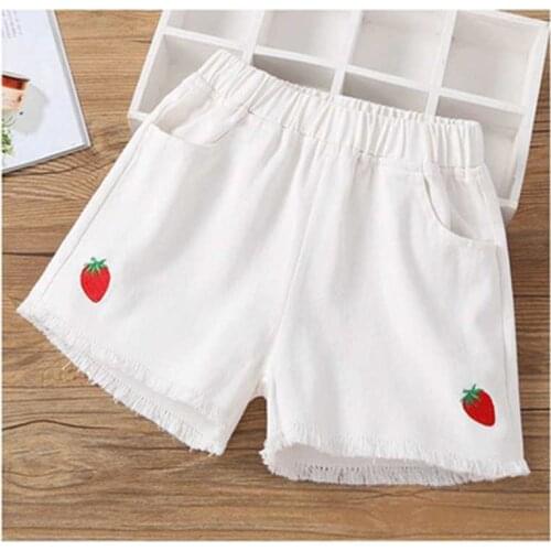 Summer Cotton Children Girl Fashion Jeans Shorts For Kids High Quality Brand Loose Denim Pants