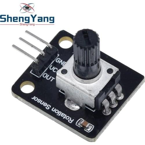 ShengYang Rotary Potentiometer Analog Knob Module For Raspberry Pi Arduino Electronic Blocks RV09 Rotary encoder for arduino