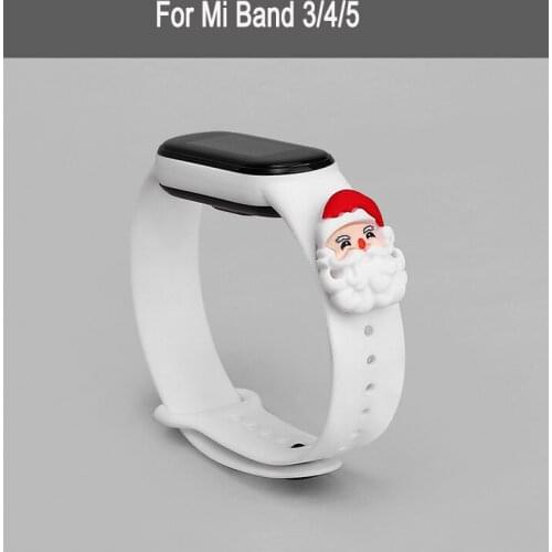 Cartoon Strap For amazfit band 5 bracelet soft Silicone strap mi band 5 nfc for mi band 4 3 bracelet xiaomi mi band 6 Wristband