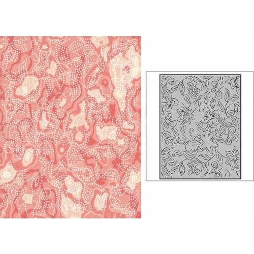 New Spotted Flowers Scenery Background Plate Craft Embossing Mold 2021 Metal Cutting Dies for DIY Scrapbooking Album Card Making