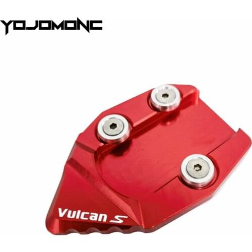 For KAWASAKI Vulcan S VN650 VN 650 2015-2018 2016 Motorcycle CNC Kickstand Foot Side Stand Extension Pad Support Plate Enlarge