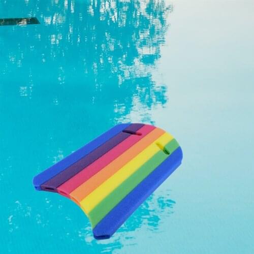 Rainbow Swimming Float Board Kids Swimming Pool Float Learning Training Aids Kickboard Plate Surf Water Safe Tool Air Mattresses