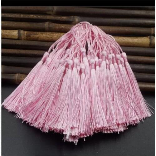 Pink Single Tassel 12cm 50 Pcs Engagement wedding henna Gift Süsüleme Material wedding bride mariage хна henna