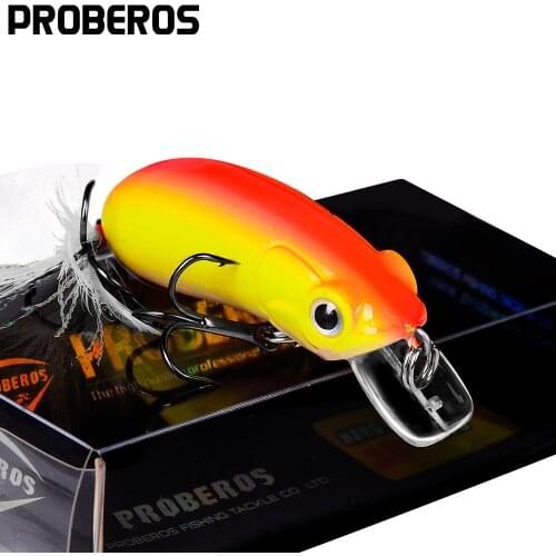 PROBEROS Fishing Lures Exported to USA Market Fishing Tackle 0.362oz-10.27g/2.5"-6.35cm Fishing Bait Retail Box
