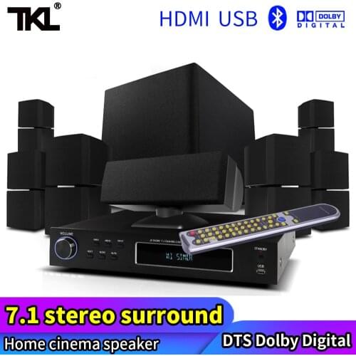 TKL 7.1 Home theatre system USB Bluetooth Professional audio surround sound Subwoofer speaker
