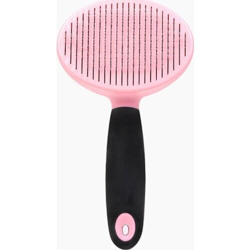 Dog and Cat Self-Cleaning Razor Combs Pink