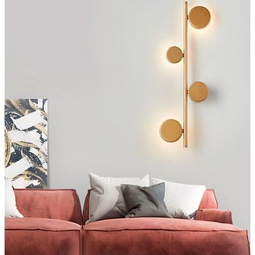 Modern luminaria led luminaire iron corridor living room dining room bedroom lamp espelho