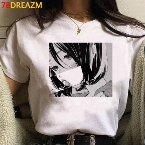 Tearful Girl summer top women aesthetic ulzzang vintage couple clothes casual t shirt tshirt streetwear harajuku kawaii
