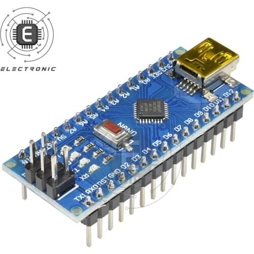 CH340 Version NANO V3.0 ATMEGA328P-MU Microcontroller Small Chip Version Mini Interface Welding Driver Module for Arduino