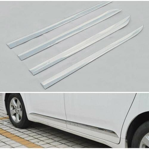 Outside Car Door Body Side Molding Chrome ABS Trim For Toyota SIENNA 2011-2019