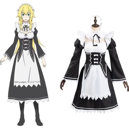 Re:Life in a different world from zero Cosplay Frederica Baumann Cosplay Costume Dress Women Halloween Carnival Costumes Custom