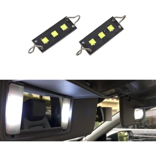 2x 44MM 1.73" Rigid Twisted Loop Festoon Led Light Bulbs Dome 561 562 567 564 For Auto Car Vanity Mirror Trunk Lights Bulb