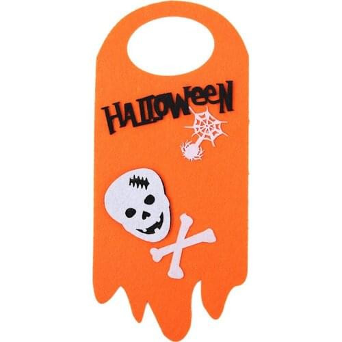 30PCS Halloween Decoration Supplies Props Pumpkin Skull Cat Door Pendant Hotel Shopping Mall Ghost Festival Scene Decoration