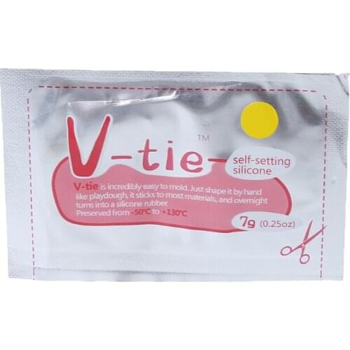 5 Pcs 5 Colors Liquid Silicone Heatproof Repair Mud DIY Universal Colorful Glue