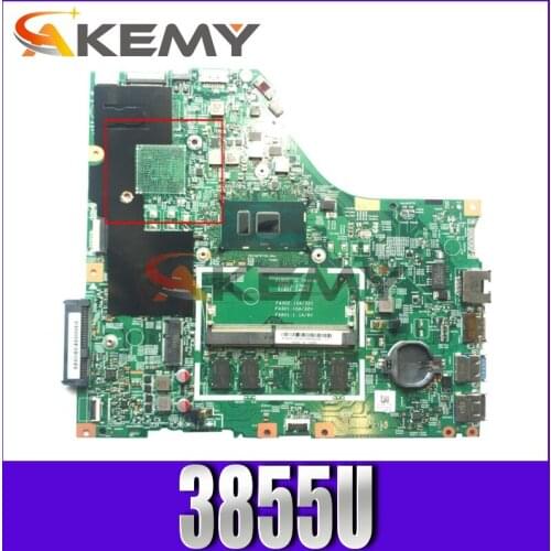 Akemy 15277-1N 448.08B01.001N For Lenovo V110-15ISK V110-15 Notebook Motherboard CPU 3855U 100% Test Work