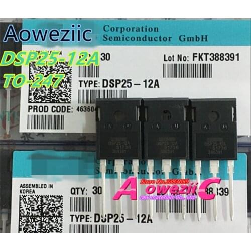 Aoweziic 100% new imported original DSP25 DSP25-12A TO-247 1200V 25A Fast recovery rectifier / DSP25-16A TO-247 25A 1600V
