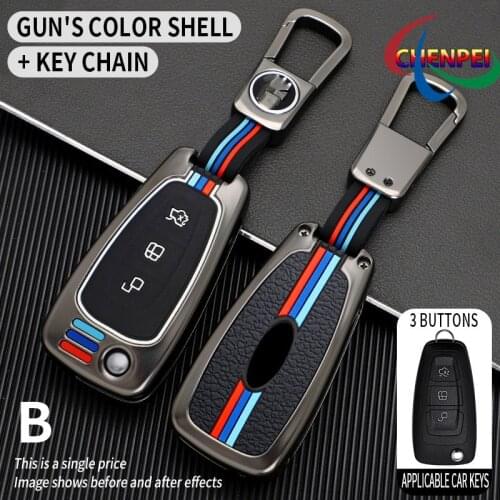 Car Key Case Cover Key Bag For Ford Focus MK3 Mondeo Fiesta Kuga Ecosport Escape Ranger S-Max C-Max Car Interior Accessories